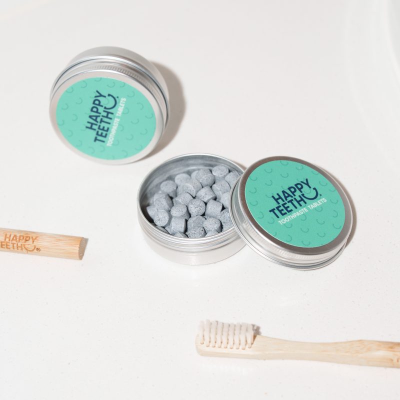 Charcoal Peppermint Toothpaste Tablets – Fluoride Free