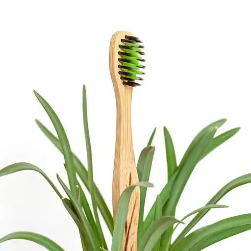 HappyTeeth natural bamboo toothbrush – soft bristles